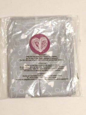 NWT PumpEase Classic Collection Hands-Free Pumping Bra Hugs & Kisses M BNIP CUTE